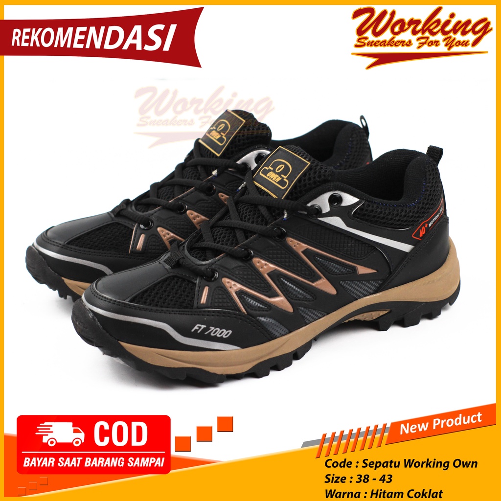 Sepatu Pria Working Own Pendek // Sepatu Tracking // Sepatu Hiking