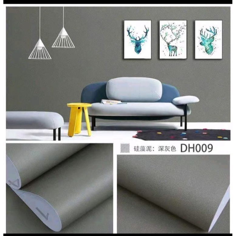 Wallpaper Stiker Dinding / Wallpaper Premium / Wallpaper polos / Mewah dan murah