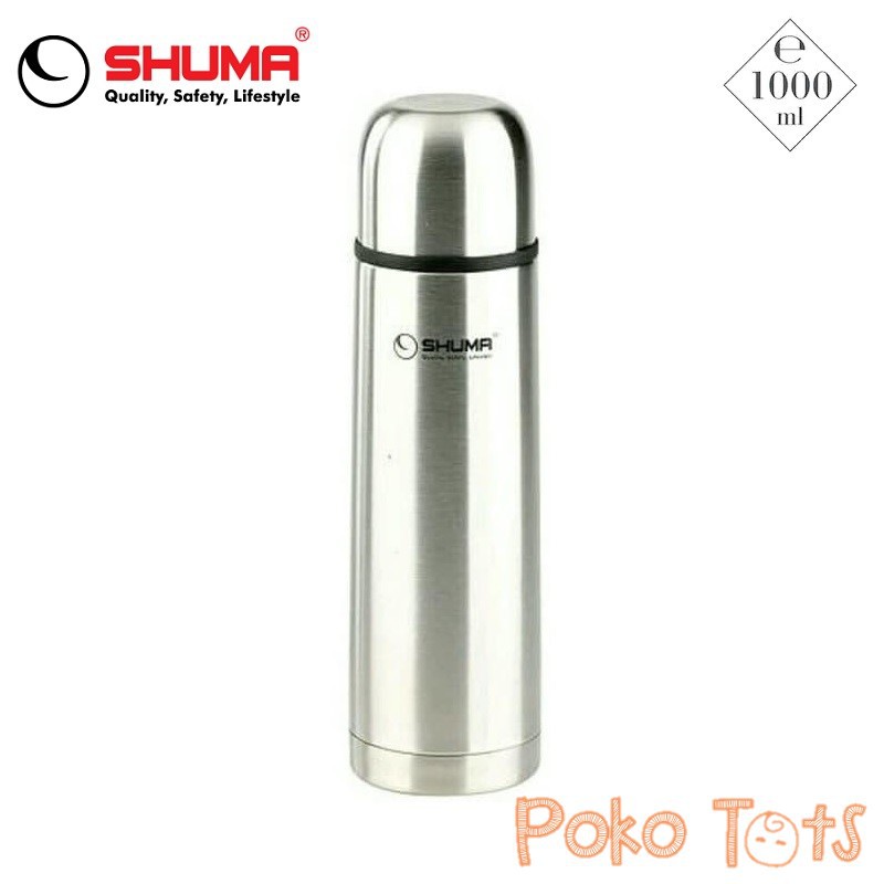 Shuma Thermos Bottle 1000ml Vacuum Flask Termos Air Panas 1 liter WHS