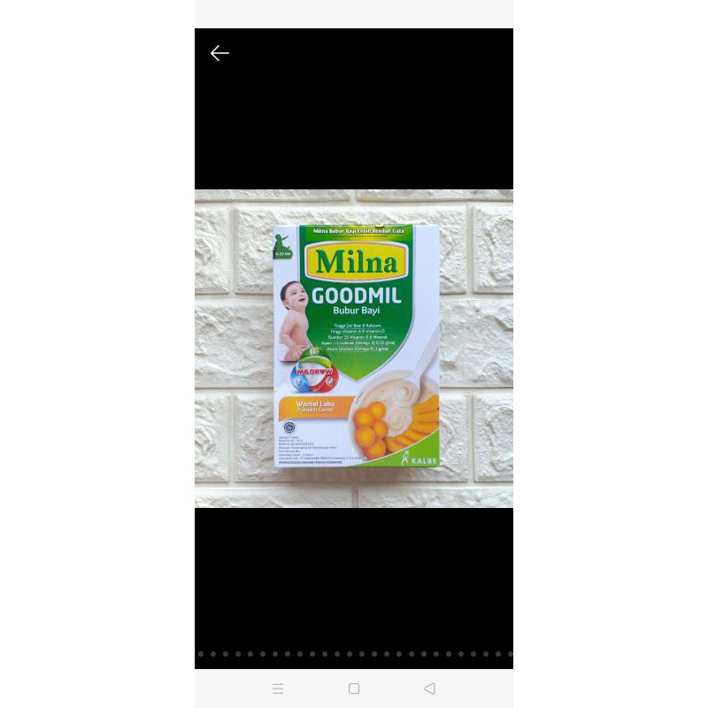 Milna Bubur Bayi Goodmill 6-12