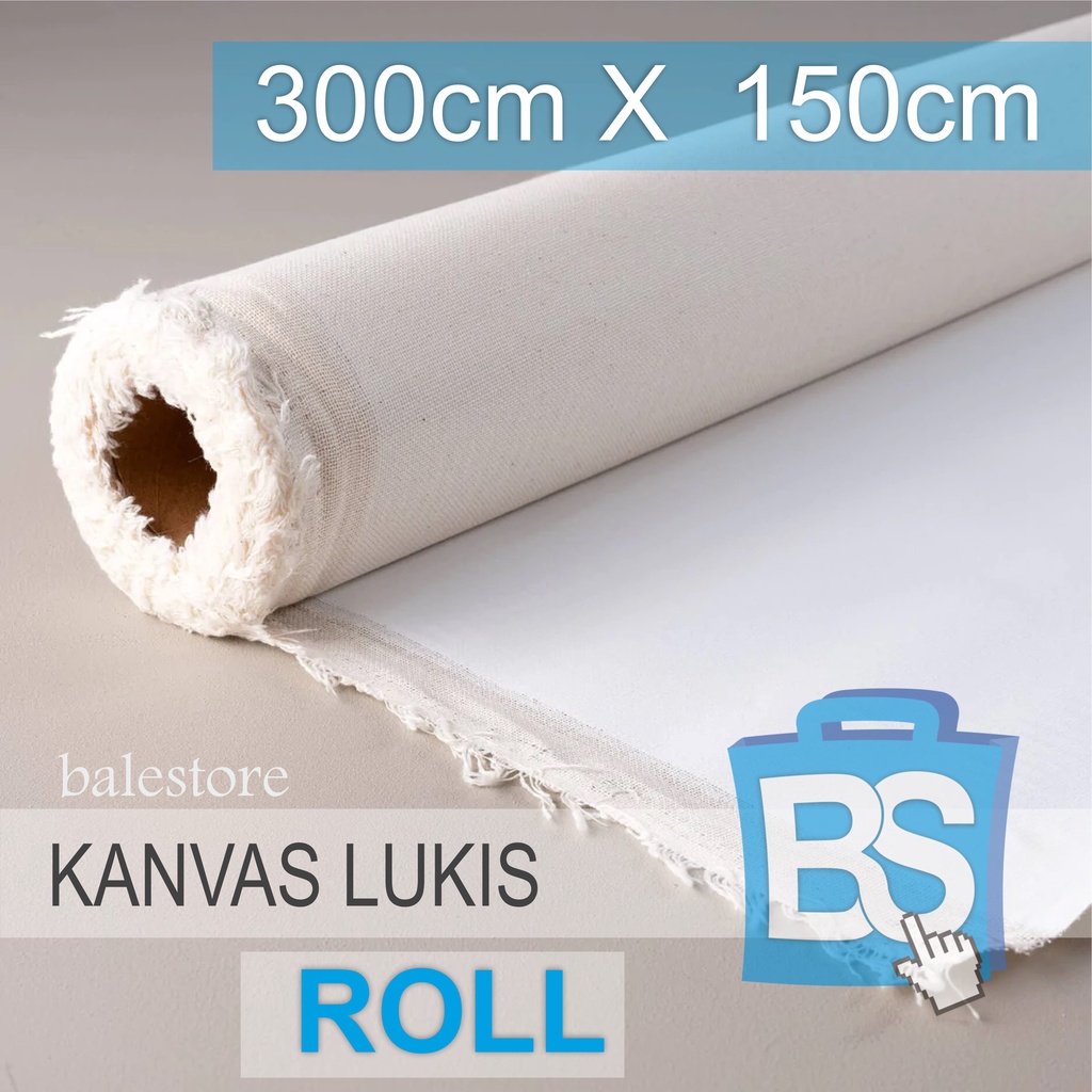 

kanvas lukis marsoto tebal ukuran 300cm x 150cm premium quality Grade A+ kanvas 300x150 , canvas 300x150 kanvas roll