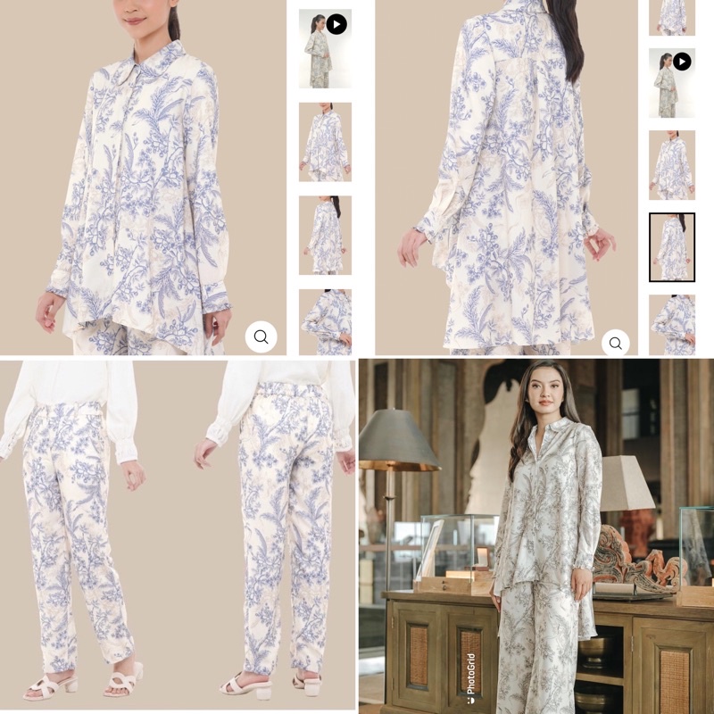 Sepaket wearing klamby Ruby tunik + Pants Classic Blue sz M