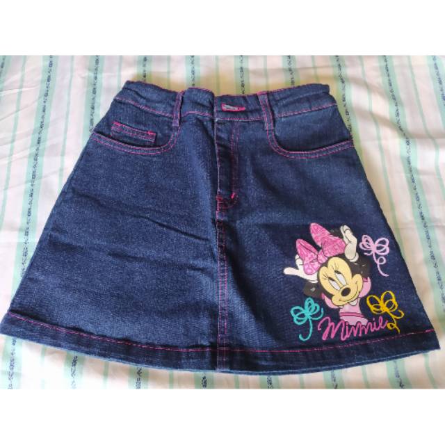 Rok pendek jeans anak