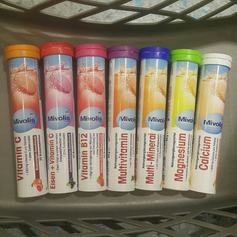 Vitamin C Multivitamin Eisen Calcium Das Gesunde Plus Mivolis DM Ready Stock