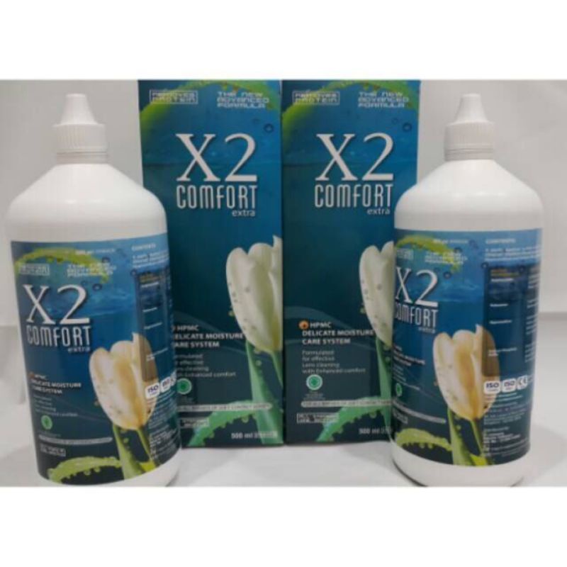 Cairan Softlens X2 Comfort 500ml solution air softlens