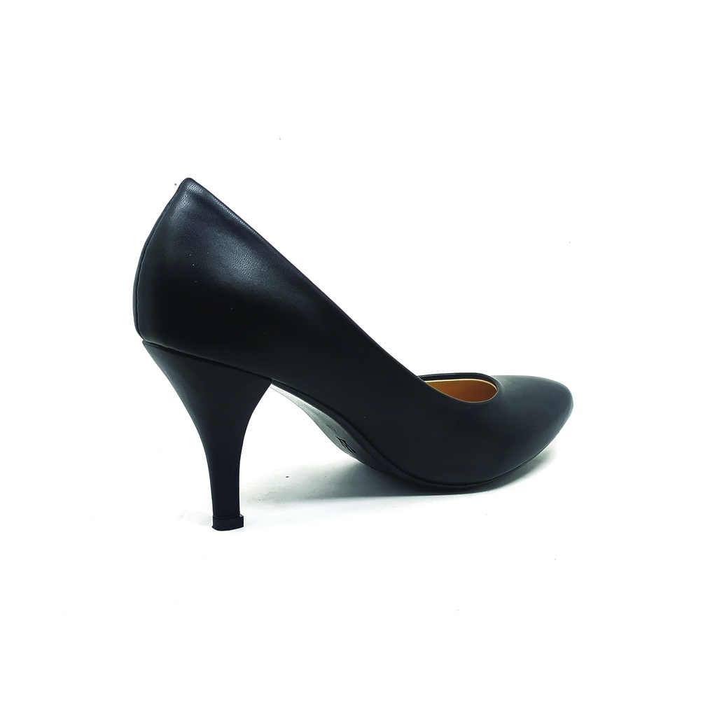 Workswell Sepatu Kerja Wanita Medium Heels 8cm Kode 1720 Hitam Dove.