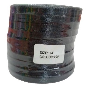 

Pita Satin Hitam Ukuran 1/4inch