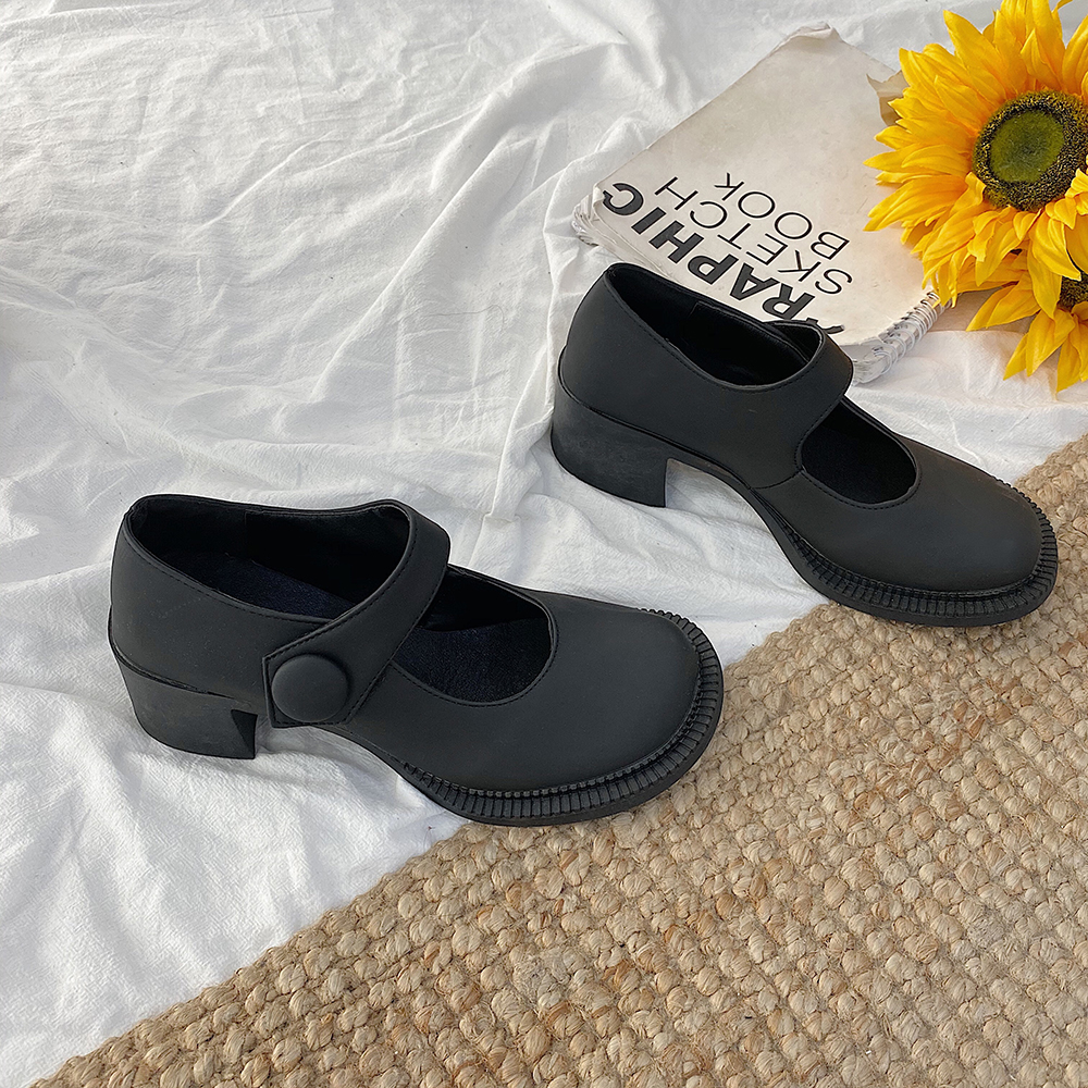 girls red mary janes