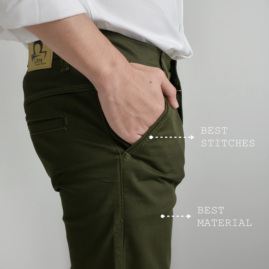 BRA Celana Chino Panjang Pria  Premium