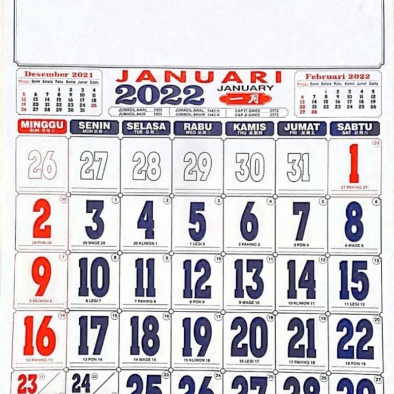 

KALENDER PRIORITAS 2022