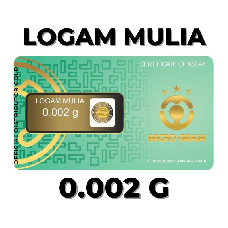 Logam Mulia 0.002 gram