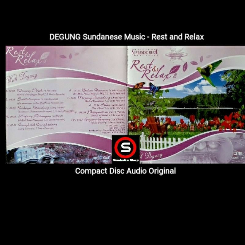 Degung Sundanese Music - Rest & Relax - CD Audio