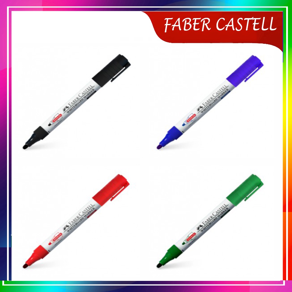 1PCS Faber Castell Spidol Whiteboard Marker Pen Spidol Bisa Dihapus Alat Tulis ATK