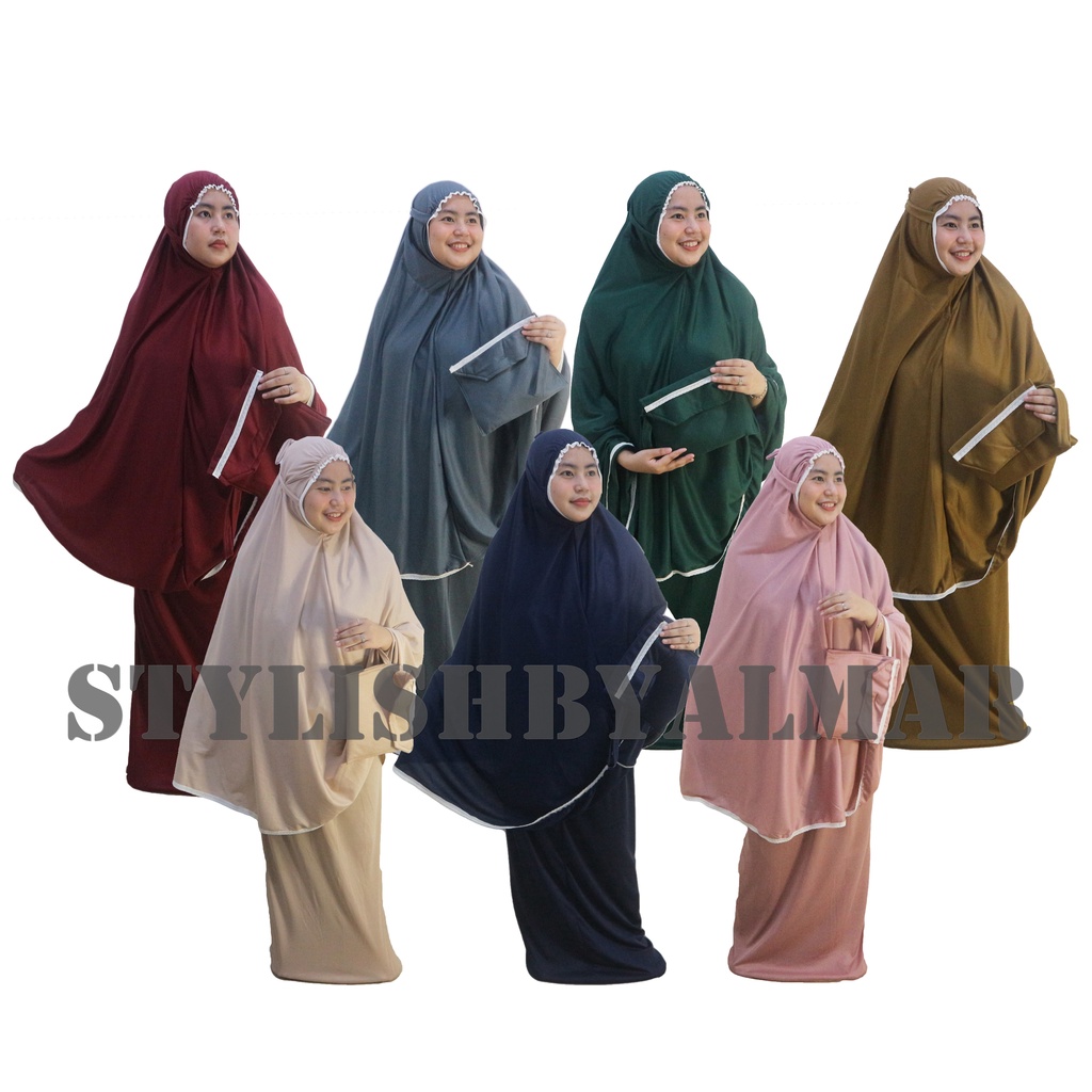 Mukena Renda Katun Travel Hyget Premium Ukuran Dewasa Adem Berkualitas