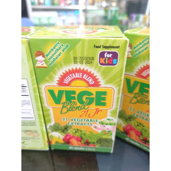 VEGEBLEND 21 JUNIOR ISI 60 CAPSULE Vege blend