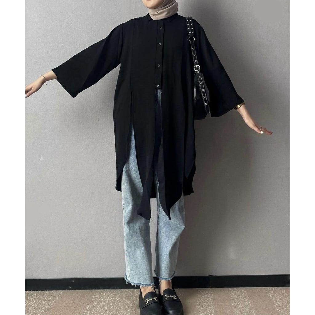 Rira Tunik /Atasan Muslim Wanita /Tunik Wanita /Kemeja oversize /Fashion Muslim