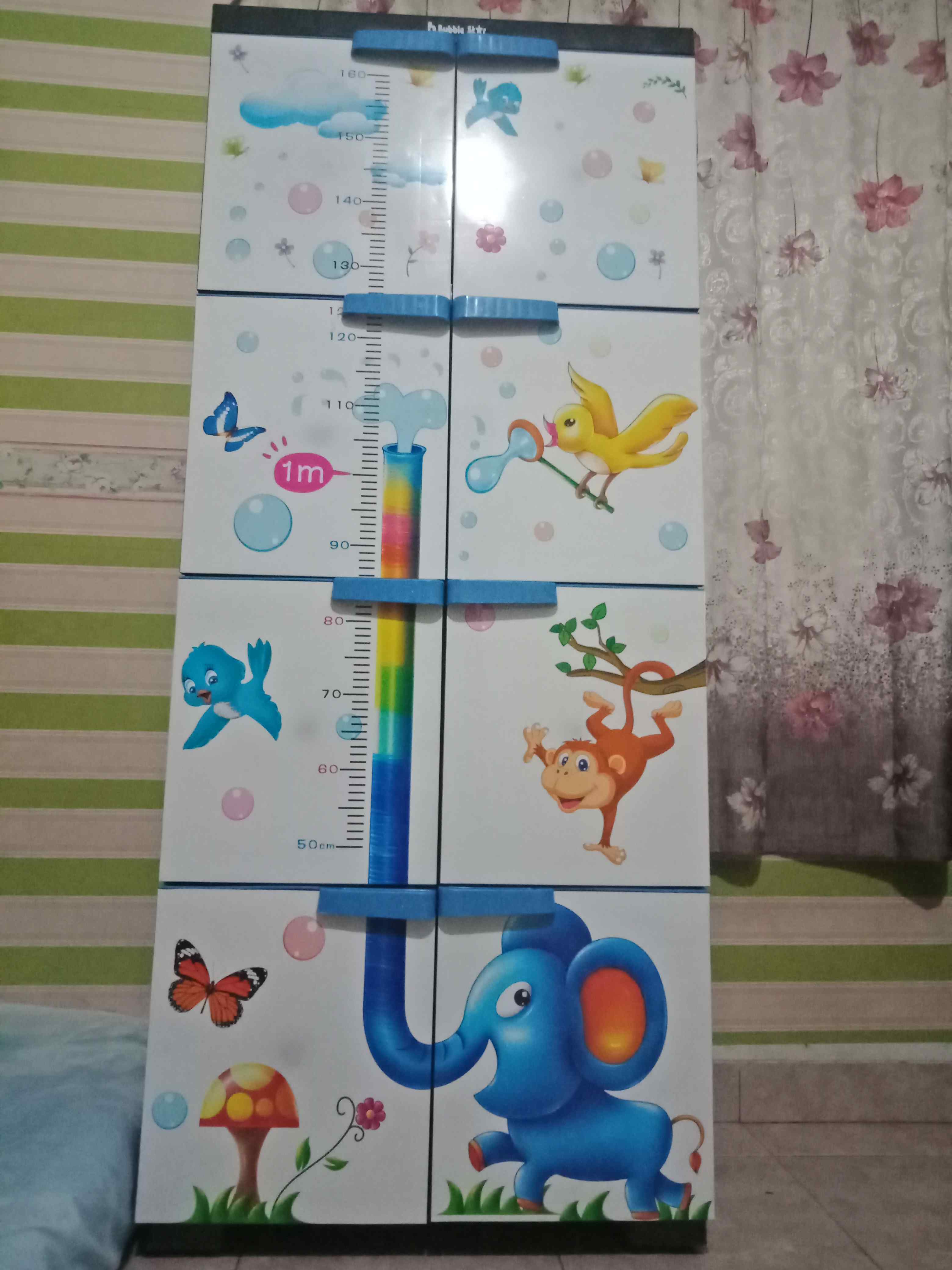 Lemari Plastik Lemari Pakaian Homey Premium Jerpah Susun 4 (jumbo)