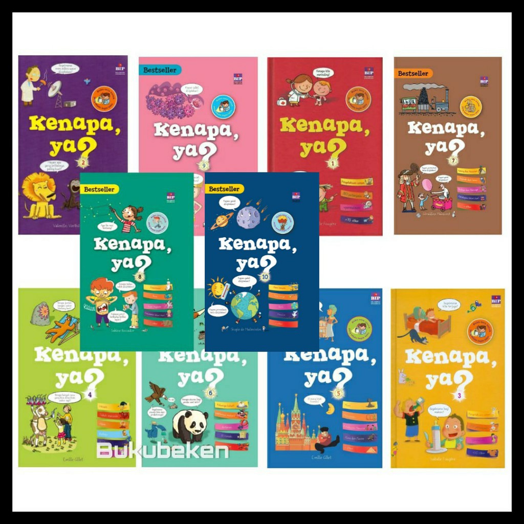 Buku Seri Kenapa Ya ? 1 2 3 4 5 6 7 8 9 10 11 - Buku Pengetahuan Anak Hard Cover - Bhuana Ilmu Popul