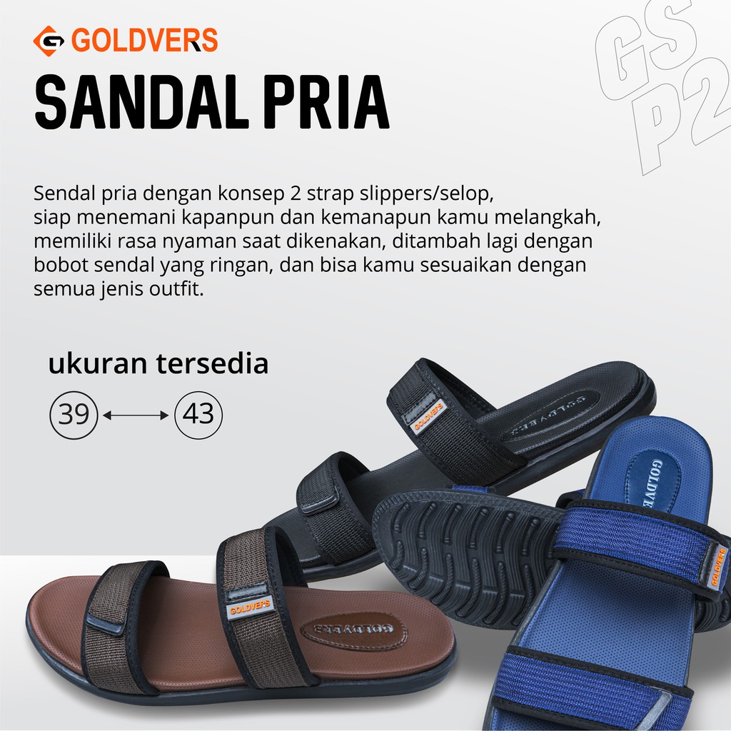 DISTRIBUTOR TAS Sandal Pria Fashion Korea Sandal Casual kekinian Sandal Slop Pria size 39-43