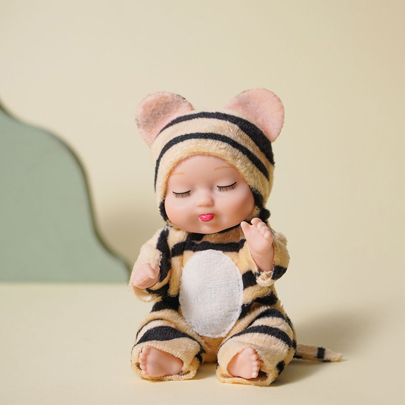 Mainan Boneka Bayi Newborn Mirip Asli 11cm Bisa Berputar Untuk Hadiah Natal