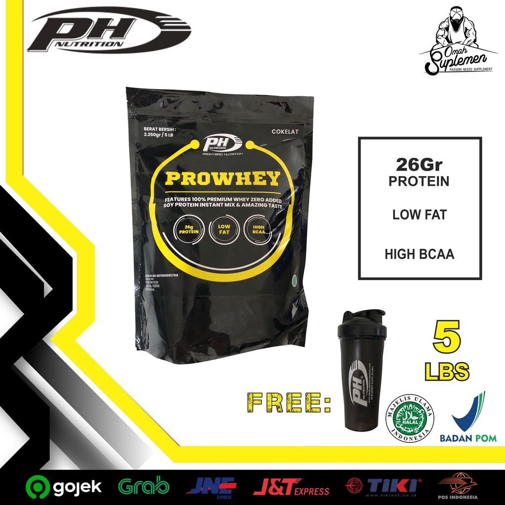 Prohybrid Prowhey 5 lbs ph whey 5lbs new BPOM