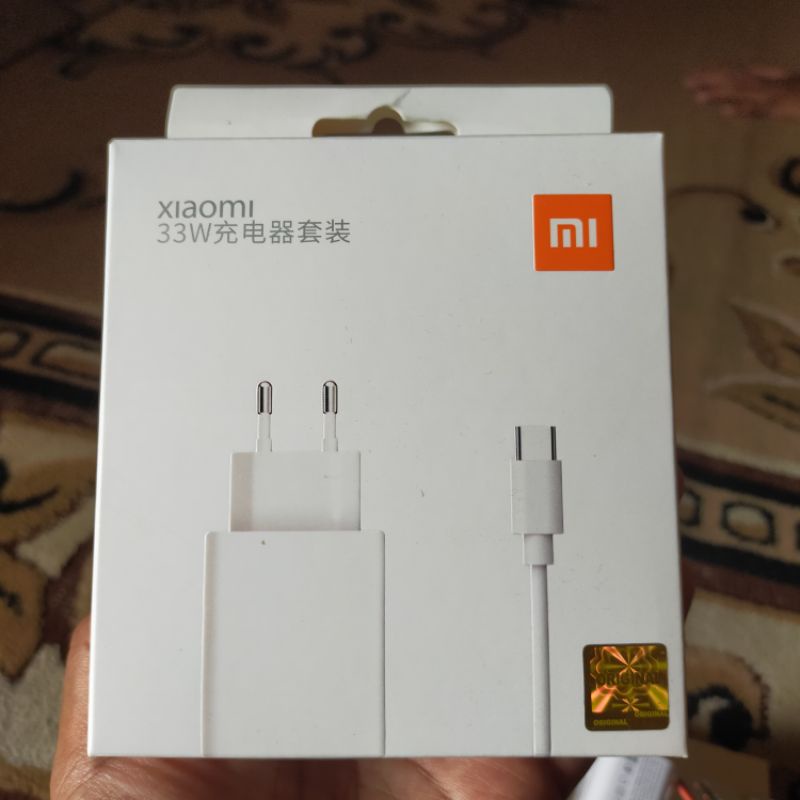 charger XIAOMI 33 Watt fast charging type c