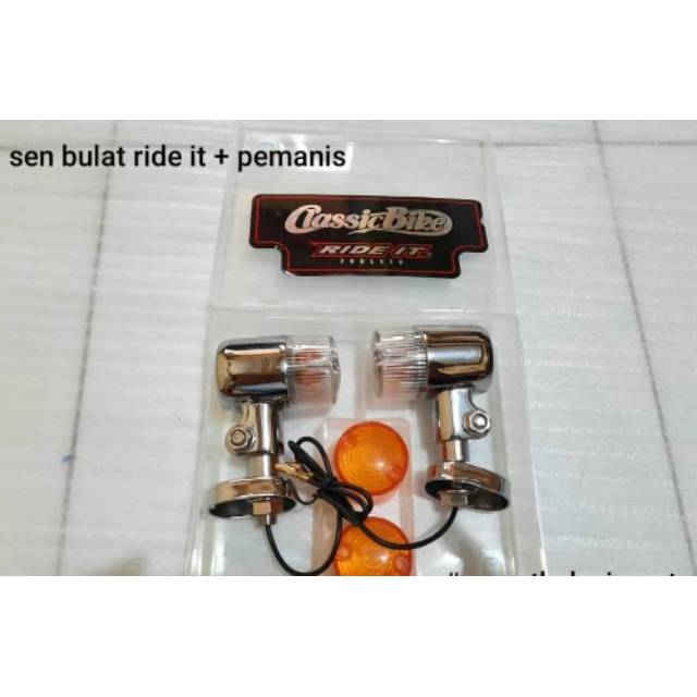 lampu sen palu bulat variasi cb gl megapro tiger