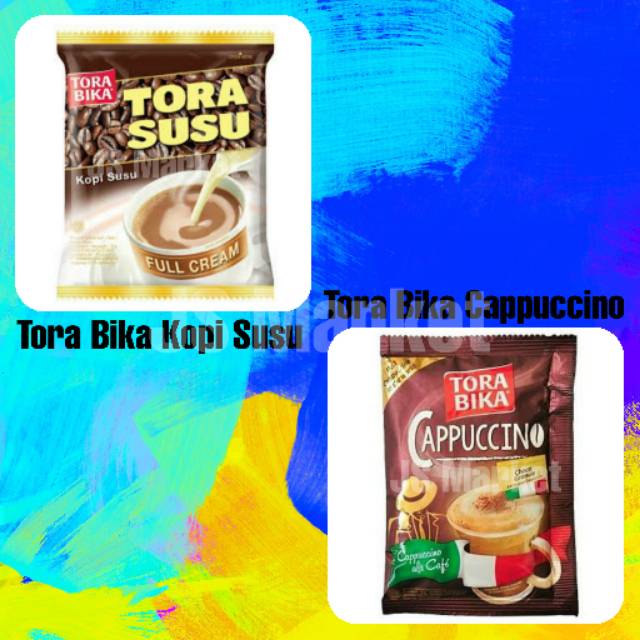 

KOPI TORA BIKA CAPPUCCINO 25GR/KOPI SUSU FULL CREAM 28GR (5PCS)