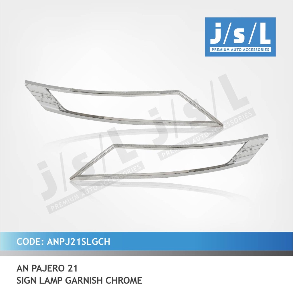 GARNIS SIGNLAMP PAJERO 2021 up CHROME