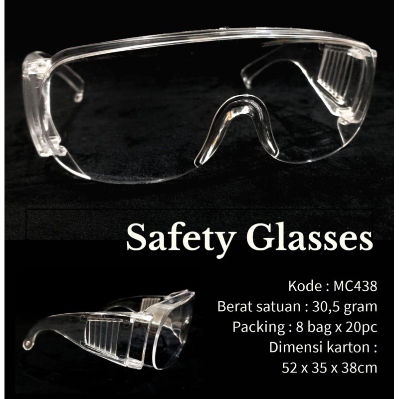 Kacamata Safety Anti Virus Corona APD