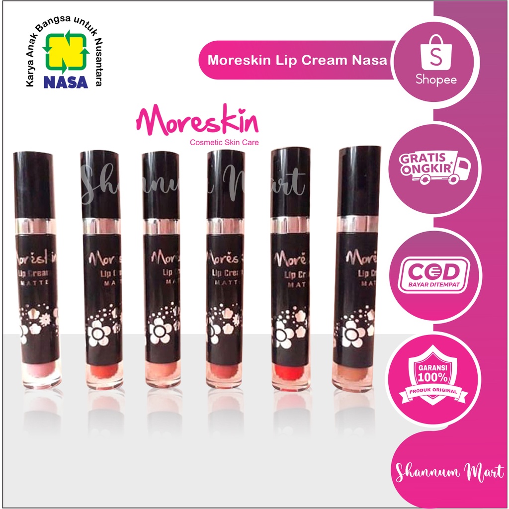 Moreskin Lip Cream Nasa - Lip Cream Matte Nasa - Moreskin Lip Matte - Original Nasa