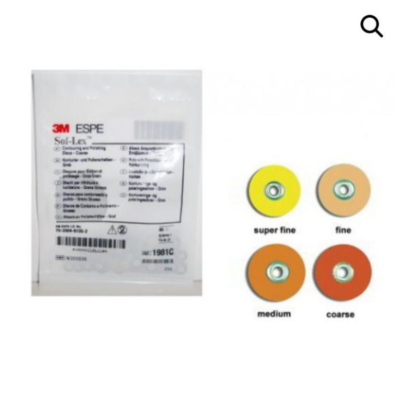 soflex 3M sof-lex softlex dental polishing disc disk ORIGINAL 3M ESPE bur poles tambalan gigi komposit composite