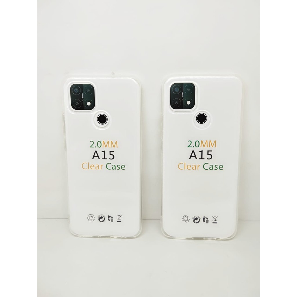 Soft Case OEM Transparan Oppo A15 6.52 Inchi Clear Ultra Thin TEBAL 2.0mm SUPER CLEAR