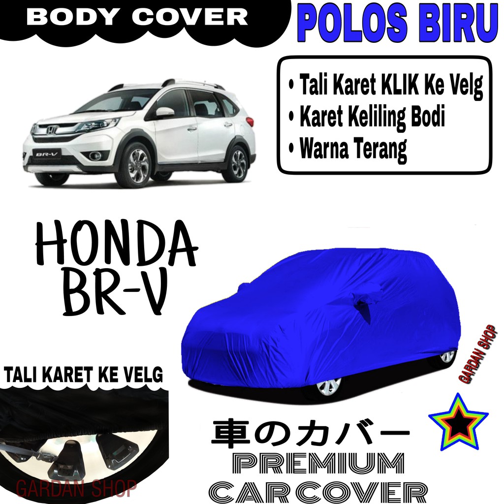 Sarung Mobil GRAND FORTUNER Polos BIRU Body Cover Penutup Body Fortuner PREMIUM Biru