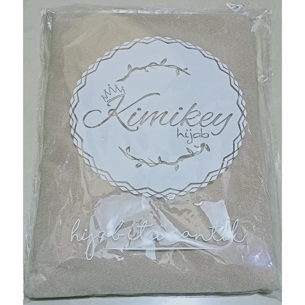 Jilbab Instan Jumbo Shaza By Kimikey-CREAM