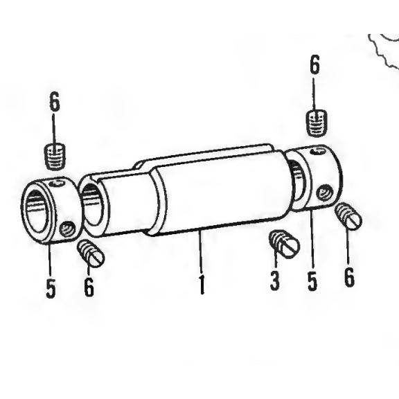 101706001 Set Screw 6.35 / Set Baut Mesin Jahit Brother B842/B845 101706-001