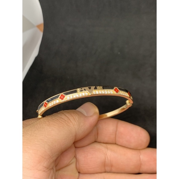 gelang emas asli kadar 700 model BVL