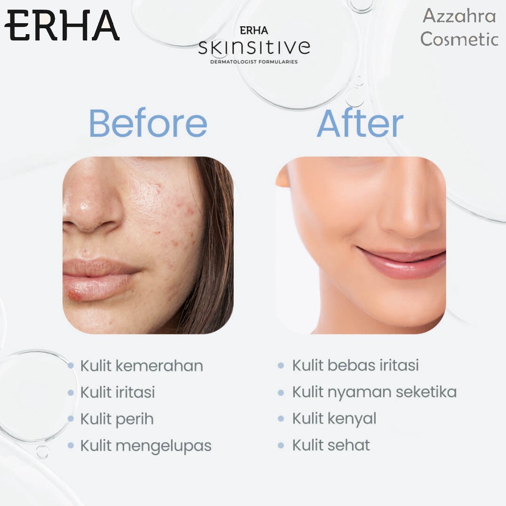 ERHA Skinsitive Ultracalm Face Wash | Face Toner | Body Lotion | Skin Barrier Face Moisturizer | Soothing Facial Mask