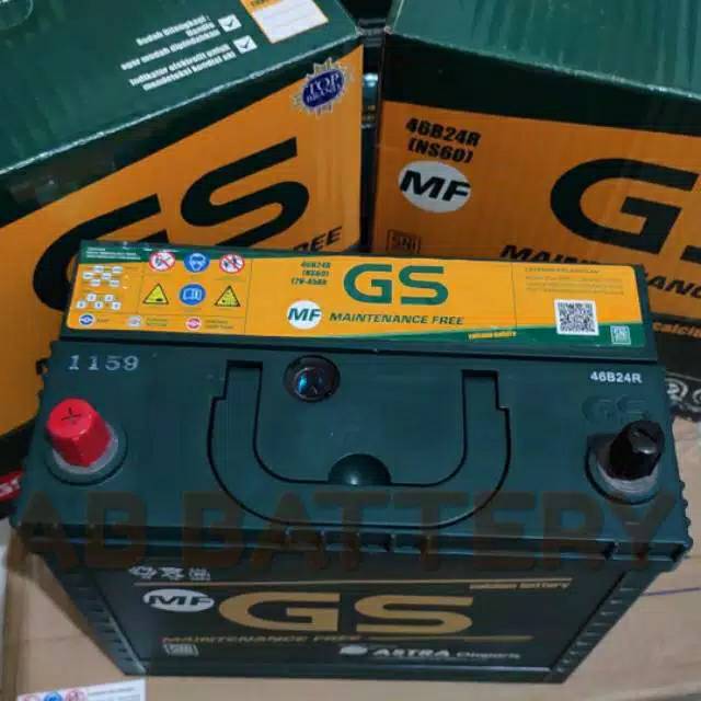 Aki accu NS60 GS astra MF Maintanance Free lansung pakai avanza xenia rush terios carry dll