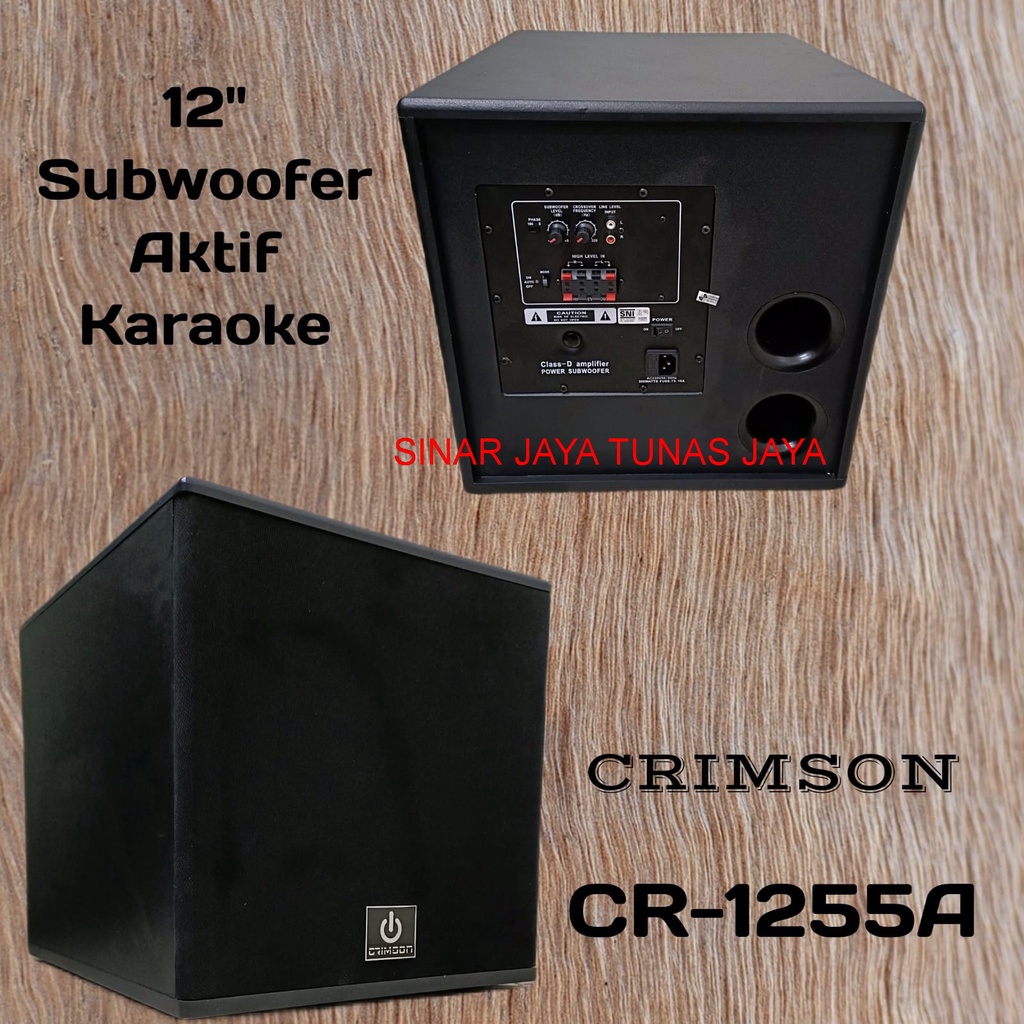 Subwoofer aktif 12 inch Crimson CR 1255A CR1255A Original