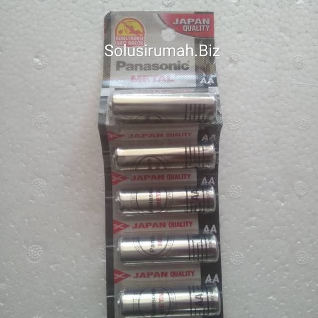 BATERAI AA PANASONIC METAL SILVER 1BIJI