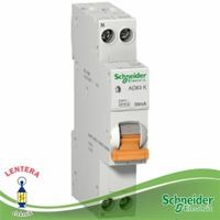 SCHNEIDER RCBO SLIM 1P+N 10A C 30mA 4,5KA DOM12521