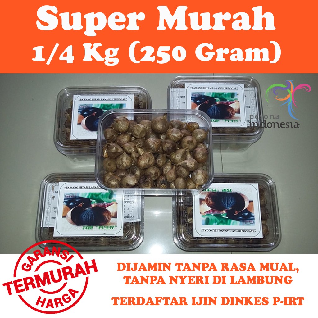

BLACK GARLIC BAWANG HITAM TUNGGAL LANANG - 250 GRAM