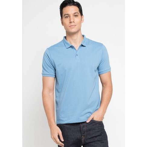 Tolliver - Short Sleeve Polo Shirt Allure Blue