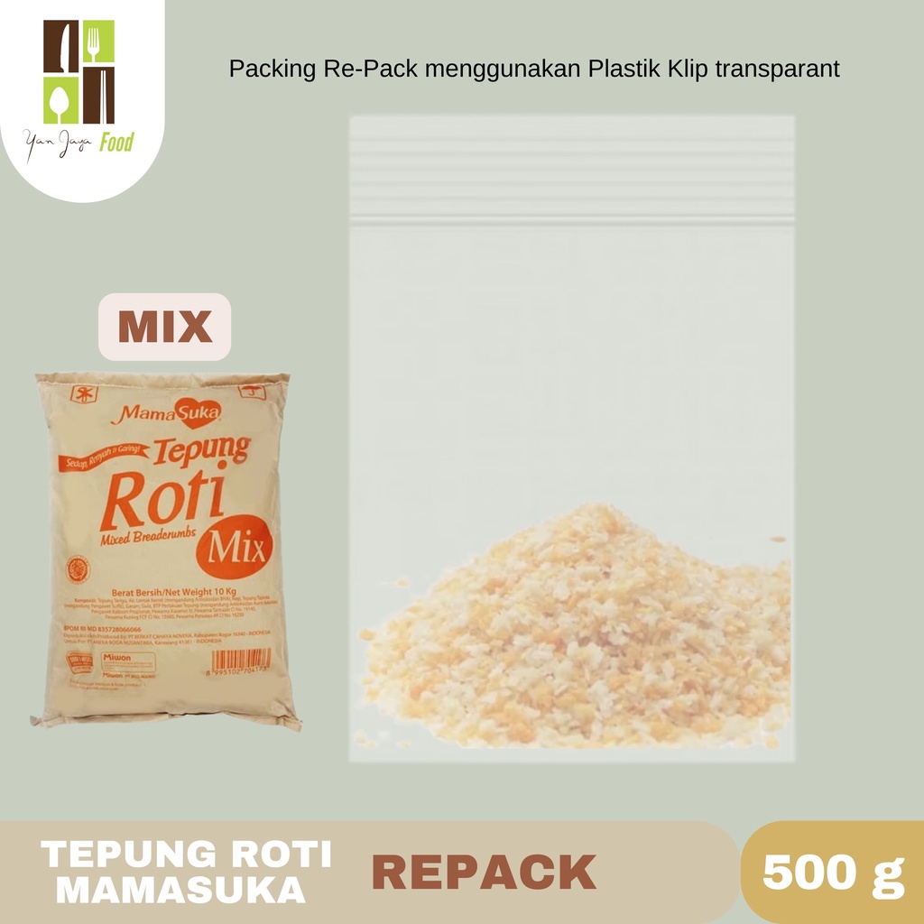 Tepung Roti Mamasuka White / Orange / Mix REPACK