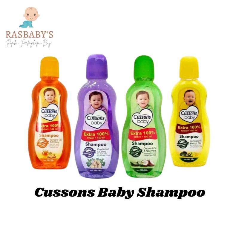 (RASBABYS) Cusson Baby Shampoo 100ml+100ml