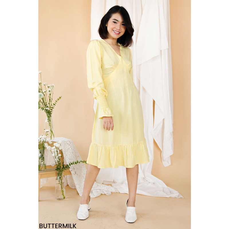 Manopo Dress Casual Dres Wanita