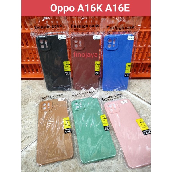 Softcase Oppo A16K A16E Silikon Casing Selicon Case Macaron Pelindung Pro Camera