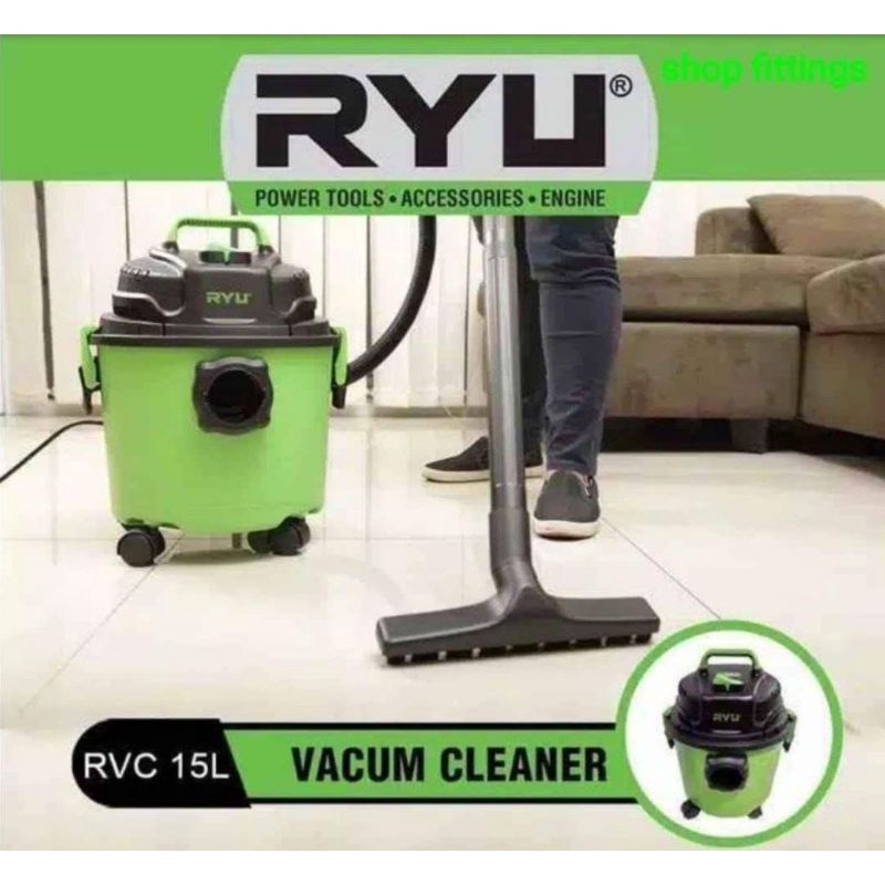 Vacum Cleaner Ryu RVC 15 L RVC15 Penyedot Debu 650 Watt 3 in 1