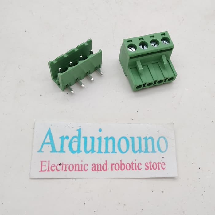 konektor green HT3.96mm 4p tekuk L terminal block connector HT396 pair 3.96mm 3.96 mm pitch